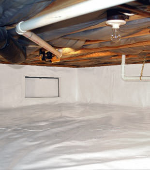 A complete crawl space repair system in Tweed