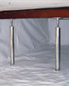 a crawl space repaired with crawl space jack posts and a crawl space liner for a home in Ompah