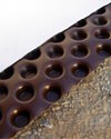Crawl space drainage matting in a home in Gilmour, Ontario