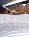 a sealed crawl space installation in Birds Creek