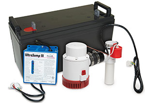 a battery backup sump pump system in Bruceton