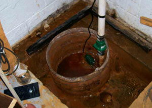 Extreme clogging and rust in a Bruceton sump pump system