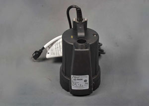 floor sucker sump pump used for dry basements in Castleton