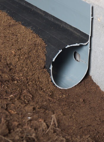 crawl space drain system installed in Verona