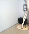 basement wall product and vapor barrier for Picton wet basements