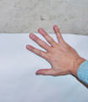 closeup of a plastic basement wall covering on concrete in Deseronto